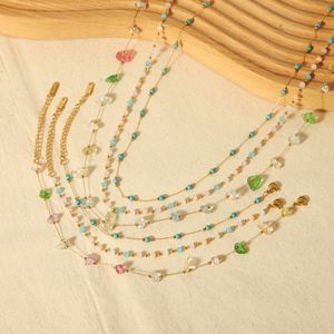 Conjunto de Joyería de Acero Inoxidable con Baño de Oro PVD de 18K, Otoño 2027, Nuevo, Resistente al Deslustre, Collar y Pulsera para Mujer con Circonita, Estilo OOTD - Product Image 1