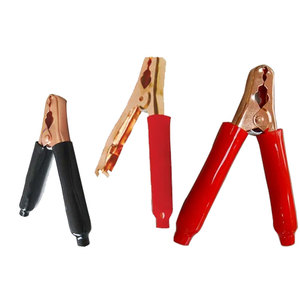 Pinces crocodiles isolées à poignée en plastique <span class=keywords><strong>pour</strong></span> <span class=keywords><strong>batterie</strong></span>, connecteur de câble de <span class=keywords><strong>chargeur</strong></span> de voiture - Product Image 2