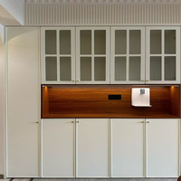 Meubles de salle à manger multifonctionnels en bois de style français, personnalisables, avec poignées de qualité supérieure, imperméables, écologiques, 100 couleurs