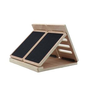 Gym antidérapant exercice <span class=keywords><strong>cheville</strong></span> équilibre squat rampe réglable professionnel en bois mollet civière planche inclinée - Product Image 1