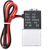 Vanne Solénoïde 2V025-06/08 NC 1/8/1/4" DC 12V 24V à Bobine Pneumatique en Alliage, Électrique Interne AC 110V 220V pour Air, Eau, Huile