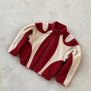 Custom logo Men Polar <strong>Fleece</strong> <strong>Jacket</strong> Fuzzy Zip up Embroidery Fluffy <strong>Thick</strong> Blank Heavy Winter Warm Masked Sherpa <strong>Jackets</strong> - Product Image 4