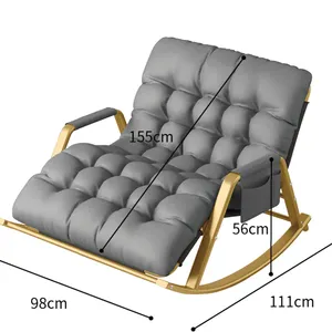 Sillón reclinable moderno para niños perezosos, cómodas mecedoras para adultos, silla reclinable con reposapiés