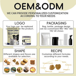 Factory Direct <strong>Pet</strong> Grass Green Chew Supplements <strong>Probiotic</strong>+D-Mannose, Gut Boost&amp;Urinary Health Bulk Wholesale &amp; OEM Private Label - Product Image 4