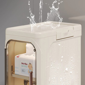 Chariot de rangement à roulettes en <span class=keywords><strong>plastique</strong></span> multi-usages Facile à assembler Chariot <span class=keywords><strong>utilitaire</strong></span> Tiroir mince Casier de salle de bain Organisateur de sol - Product Image 5