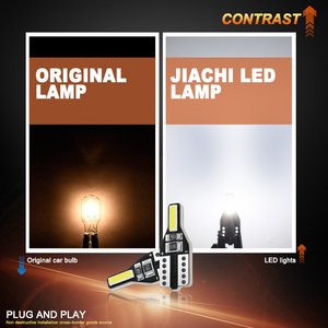 JiaChi Großhandel T10 LED Glühbirne Auto Beleuchtung Zubehör Auto W5W 168 194 Innen kuppel Kennzeichen Lampe 7020Chip 2SMD 12v - Product Image 6