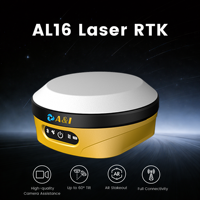 Station de base GNSS RTK AL16 Laser AR Visual Stakeout avec carte SIM, Plug & Play, pour projets de topographie et d'agriculture
