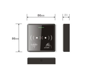 Lecteur de code-barres dynamique QR Code NFC RFID IC/ID RS485 Weigand 26/34 Lecteur de carte de contrôle d'accès avec application API gratuite - Product Image 6