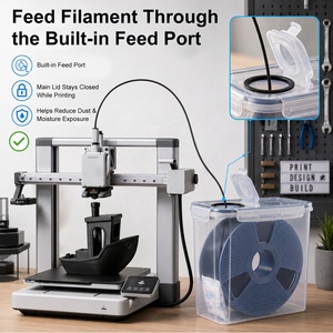Kit 6 Contenitori Premium Ermetici in Plastica PP per Filamento Stampante 3D, Anti-Umidità, per Bobine da 1kg con Uscita Superiore - Product Image 5