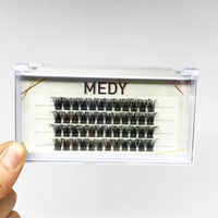 Wholesale Individual Segment Cluster Lashes DIY at Home <strong>Eyelash</strong> <strong>Extensions</strong> Custom Packaging Private Label