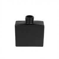 Diffuseur de parfum d'ambiance en verre noir avec marquage à chaud 100 mL 200 mL