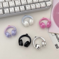 Cuentas Acrílicas para Auriculares con Forma de Caramelo y Orificio para Colgar, Decoración para Cable de Auriculares, Accesorio para Manualidades