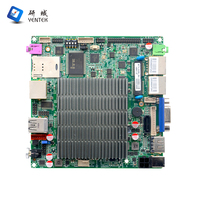 Carte mère industrielle embarquée Mini ITX sans ventilateur, processeur Intel J1900, DDR3, SATA, HD, VGA, 2 LAN RJ45, COM, Nano ITX