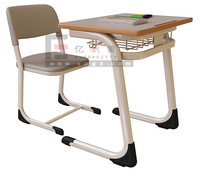 Meubles d'éducation de haute qualité, ensemble table et chaise pour collège, ensemble bureau et chaise en forme de C pour étudiant