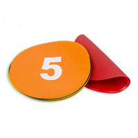 Cône de marqueur d'entraînement de football bon marché en gros Cônes de marqueur de football d'entraînement de vitesse colorés avec logo personnalisé