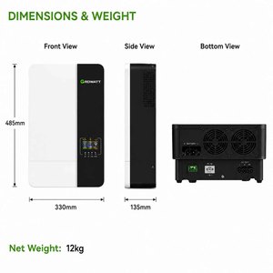 Inversor Híbrido GROWATT SPF 5000 <span class=keywords><strong>ES</strong></span>, 9 Paralelos, 45kW, Entrada FV 500V, Carga 100A, Sin Necesidad de Batería, UPS para el Hogar - Product Image 4
