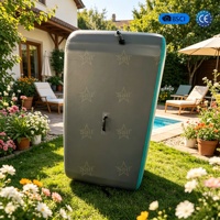 Piscine gonflable carrée pliable avec chaise, jacuzzi portable hors sol pour extérieur, vente en gros d'usine
