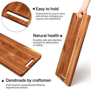 Fabricant de plateau en bois rectangulaire polyvalent personnalisable pour le service de fête au prix - Product Image 2