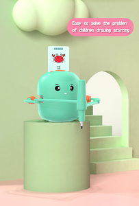 Nuevo <span class=keywords><strong>Robot</strong></span> de pintura inteligente para niños, juguetes de crecimiento iluminadores para niños, rompecabezas, pintura, regalo de cumpleaños para niños - Product Image 5