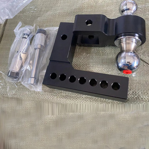 Attelage de remorque réglable 2*2-5/16 en acier avec doubles verrous pour attelages de 6 pouces - Product Image 4