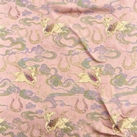 Tissu en lin imprimé floral personnalisé au mètre |   Textile botanique doux |   Impression numérique sur mesure, Confection et vêtements en gros