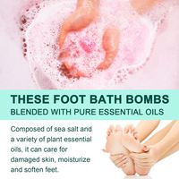 South Moon Vente en gros Marque privée Gingembre 6 PCS Pack Foot SPA Soak Comprimés Herbal Hydratant Améliorer le sommeil Bain de pieds Bombes