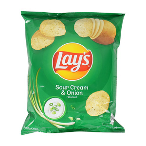 Lays chips de pommes de terre prix de gros collations de légumes exotiques frites crème sure <span class=keywords><strong>saveur</strong></span> oignon 40g - Product Image 1