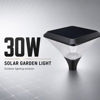 Lampe de Jardin Solaire Décorative Moderne à LED Haute Luminosité, Lampe Piliers Extérieure Sans Câblage pour Pelouse et Parc