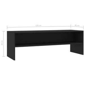 Mueble de TV Moderno de Madera MDF Resistente, Mueble de Almacenamiento para el Hogar y Hoteles de Lujo, Consola Multimedia de 120 cm, Estilo Clásico, Gran Capacidad - Product Image 5
