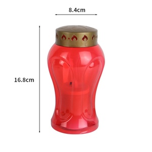 <span class=keywords><strong>Bougie</strong></span> LED rechargeable en verre <span class=keywords><strong>pour</strong></span> extérieur avec <span class=keywords><strong>pile</strong></span> AA intégrée <span class=keywords><strong>pour</strong></span> <span class=keywords><strong>cimetière</strong></span>, église, Halloween, prière - Product Image 6