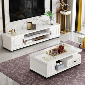 Promotion Exceptionnelle : Meubles de Salon Scandinaves Minimalistes, Table Basse et Meuble TV Rectangulaires en Bois avec Rangement, Vente en Gros - Product Image 5