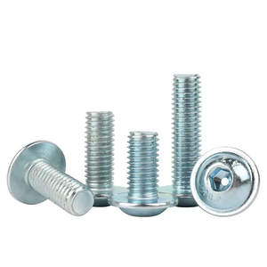 Kẽm Mạ Mặt Bích Nút Đầu Hình Lục Giác Ổ Cắm Vít Nắp Với Cổ Áo Hex Ổ Cắm <span class=keywords><strong>Pan</strong></span> Đầu Bu Lông - Product Image 1