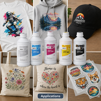 Encre DTF à succès pour imprimantes Epson DX5 DX7 XP600 TX800 SKYCOLOR Phantom AUDLEY pour T-shirts et sweats à capuche