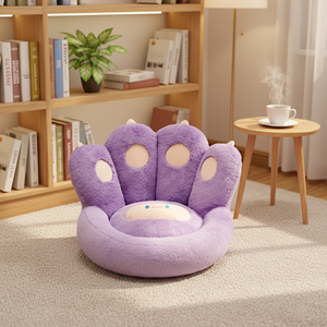 Alfombra Suave <span class=keywords><strong>Junhui</strong></span> con Diseño de Pata de Gato, Relleno de Algodón PP, 45x40cm, para Dormitorio, Balcón, Ventana, Función de Comodidad para Todas las Edades - Product Image 5