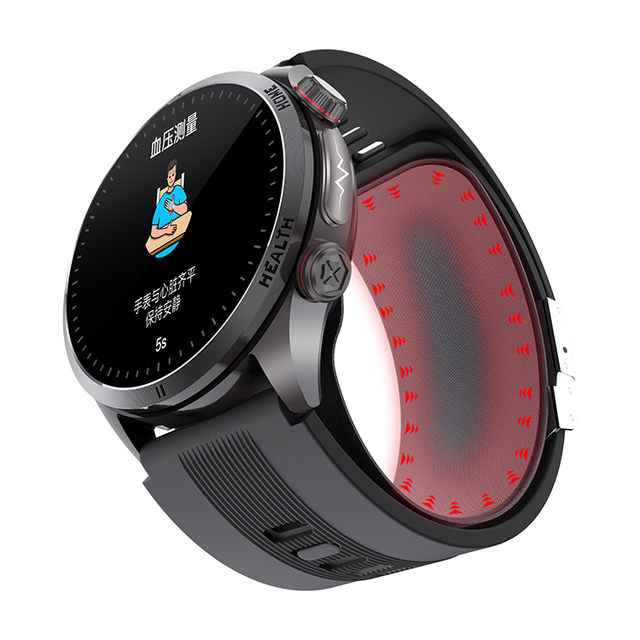 1.43inch Amoled Screen Fitness Tracker Sport ECG Watches Smart Air Pump Blood Pressure Heart Rate Monitoring S26 Mens Call Watch