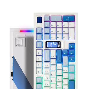 AKKO Glacier 5098B Mechanisch Toetsenbord met Scherm 1800 Compact Formaat TFT Scherm 8000mAh Snelladen Aangepast Gaming Toetsenbord - Product Image 2