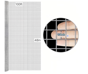 1/2 "X1/2" 304 thép không gỉ Hàn lồng dây gia cầm lưới, mạ kẽm hàn dây lưới cho động vật hàng rào - Product Image 3