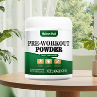 Poudre Pré-Entraînement 12g Bouteille 20 Pack Sans Sucre Peptide de Poisson des Grands Fonds Boost d'Énergie Endurance Force Entraînement