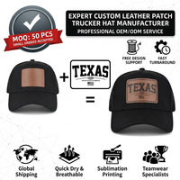 Casquette de baseball en coton avec patch en cuir personnalisé, maille en similicuir, motif drapeau américain, protection solaire estivale pour hommes et femmes