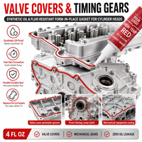 Pembuat Gasket Silikon RTV Temperatur Tinggi, Sealant Otomotif, Warna OEM ODM, Aman untuk Sensor Oksigen, Tidak Korosif, Tahan Minyak, untuk Sepeda Motor