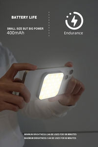 ไฟส่องเสริม LED สำหรับโทรศัพท์มือถือระบบแม่เหล็ก GAE-BL1สำหรับการบันทึกวิดีโอสดและภาพเซลฟี่สวยงาม - Product Image 6
