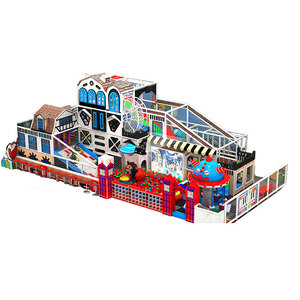 Customized Indoor Playground Equipment,donut <b>Slide</b> Bal <b>Pool</b>,devil <b>Slide</b> Climbing Net,Carousel,135sqm 1453sqft - Product Image 1