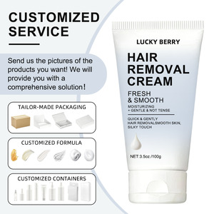 Crème dépilatoire indolore 100g pour zones intimes, formule peaux sensibles avec <span class=keywords><strong>spatule</strong></span> pour bras, jambes et maillot de bain - Product Image 1