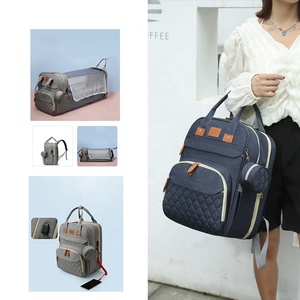 Borse per Mamme all'Ingrosso, Produzione Diretta, Culla Pieghevole Portatile Personalizzata, Borsa Fasciatoio Multifunzionale per Mamma e Bambino - Product Image 3