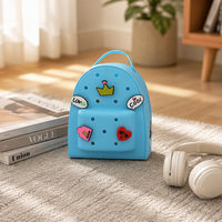 Sac à Dos Scolaire en Silicone Imperméable Mini Mode Mignon Dessin Animé pour Étudiant, avec Bretelles Réglables et Vente en Gros