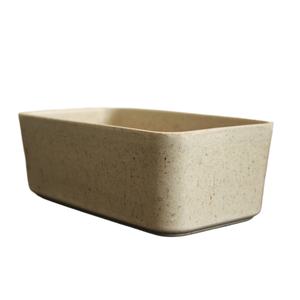 <span class=keywords><strong>Pot</strong></span> de fleur <span class=keywords><strong>rectangulaire</strong></span> écologique en fibre de <span class=keywords><strong>bambou</strong></span> biodégradable multi-usages <span class=keywords><strong>pour</strong></span> le jardinage intérieur/extérieur - Product Image 1