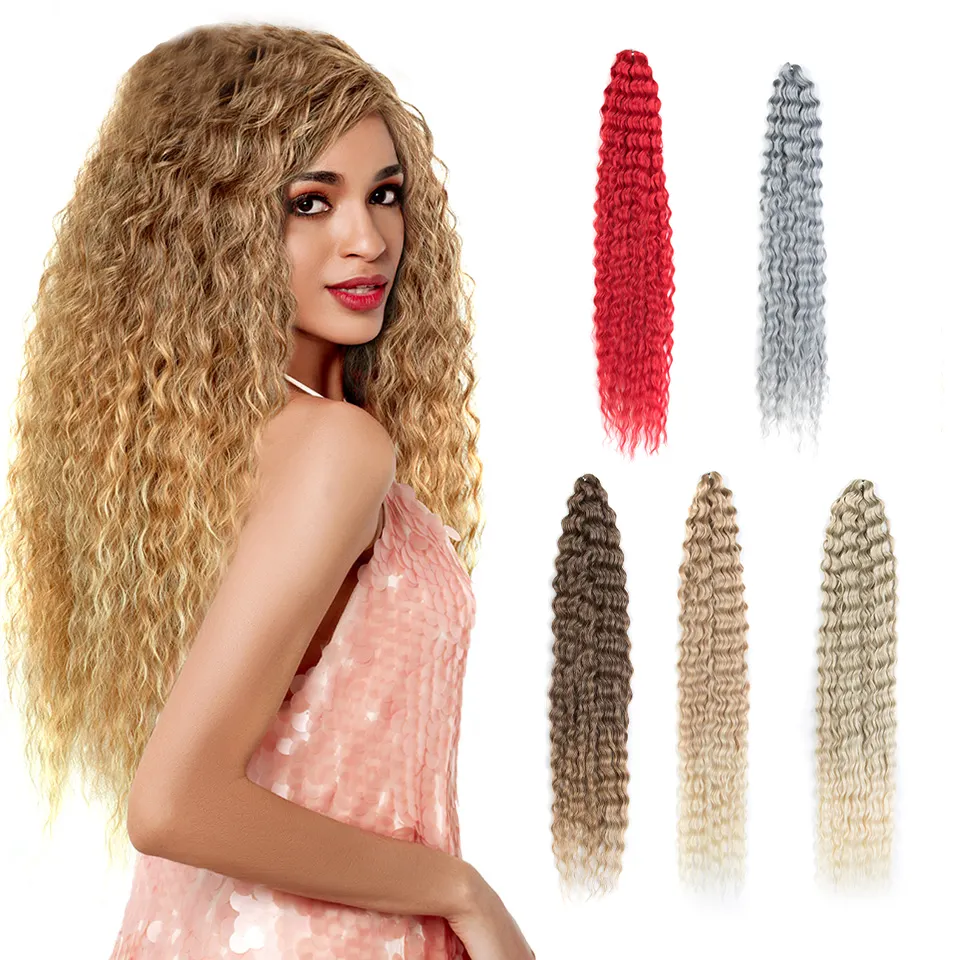 noble Crochet Braid Hair Super Long Braiding Hair 30inches 100g Mini deep Curly Twist Synthetic Braiding Hair extension