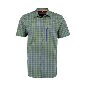 Factory Price Men's Bavarian <b>Shirts</b> <b>Half</b> Sleeve Green&Blue Custom Checked <b>Shirts</b> For Lederhosen Outfits - Product Image 1