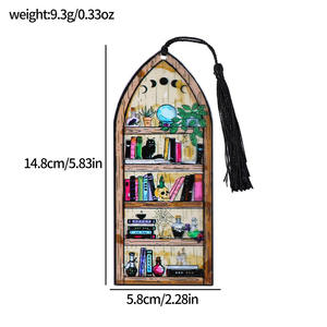 Segnalibro in acrilico a forma di gatto nero divertente e simpatico, da appendere alla porta, in plastica, per libreria, con scritta 'Plz Knock I'm Reading' - Product Image 3