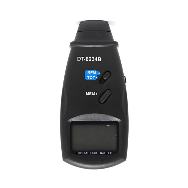 DT-6234B Handheld Optical Laser RPM Gauge Digital Tacho Tester Tachometer Rotational Speed Meter